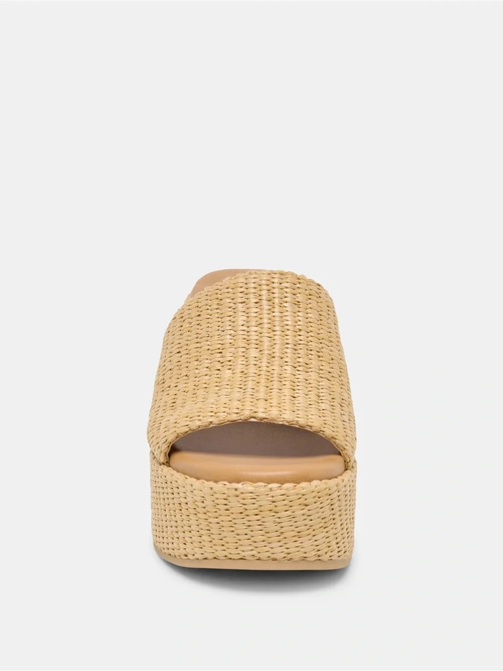 Dolce Vita Joclyn Wedge Sandals Light Natural Raffia Women’s Size 11 NWT